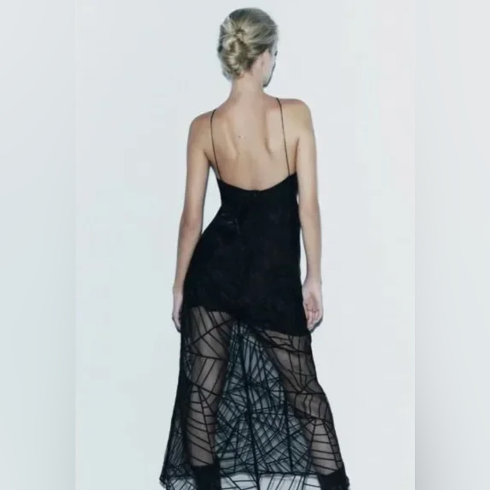 Zara SLIP DRESS SPECIAL EDITION. Black. Size XS. New with Tags.